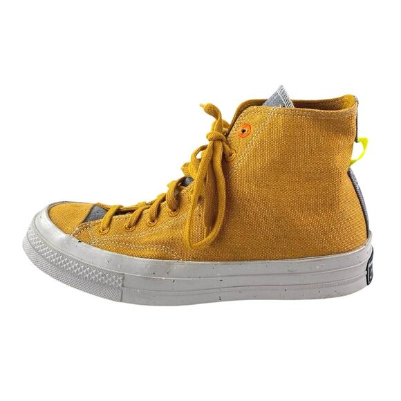 Converse Chuck Taylor 70 Renew Men's Safron Yellow High Top Sneakers Shoes 8.5 - Picture 1 of 5